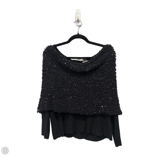 Top Long Sleeve Designer By Neiman Marcus In Black, Size: Xl