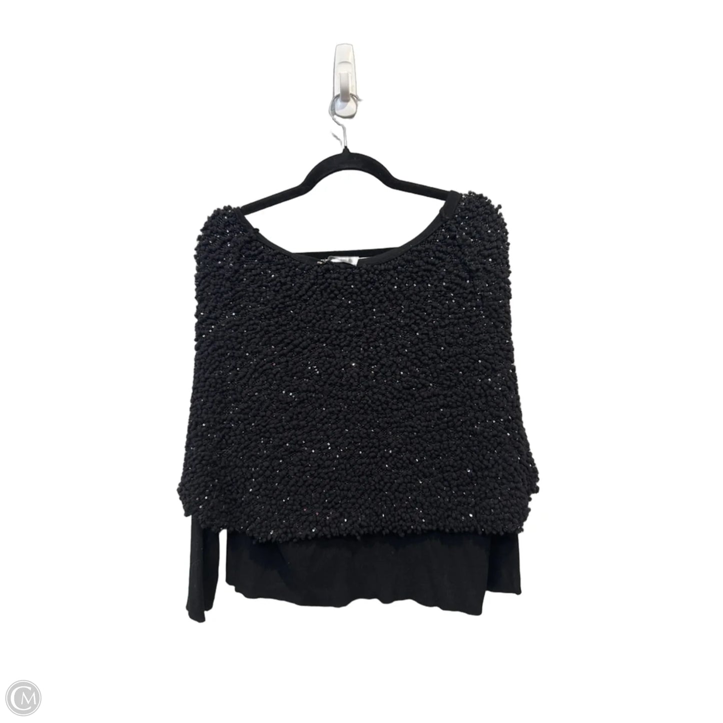 Top Long Sleeve Designer By Neiman Marcus In Black, Size: Xl