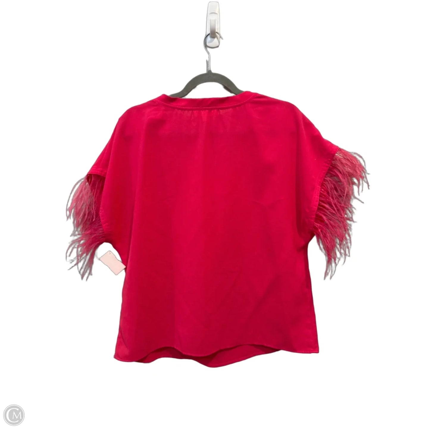 Blouse Short Sleeve By Ee Some In Pink, Size: S