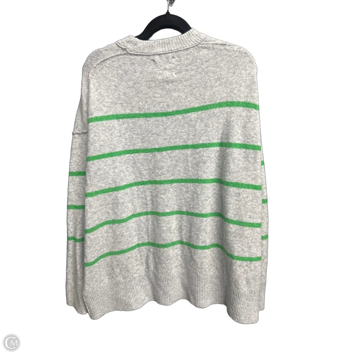 Sweater By Aerie In Green & Grey, Size: M