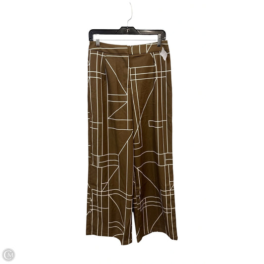 Pants Dress By Commense In Green & White, Size: M