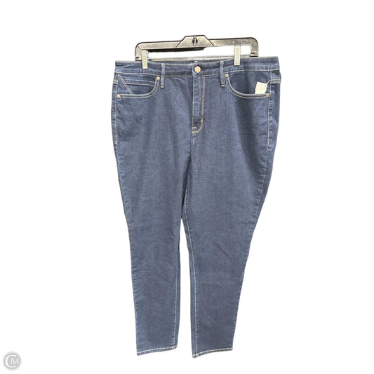 Jeans Skinny By Seven 7 In Blue Denim, Size: 16