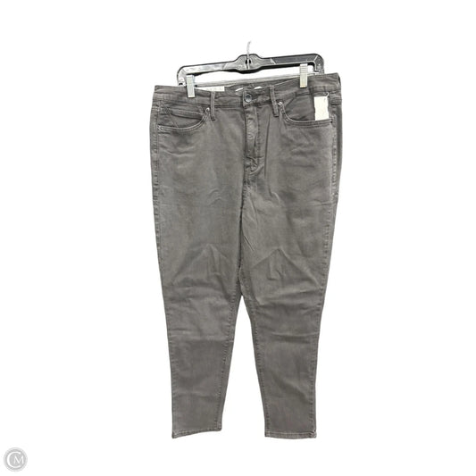 Jeans Skinny By Seven 7 In Black Denim, Size: 16