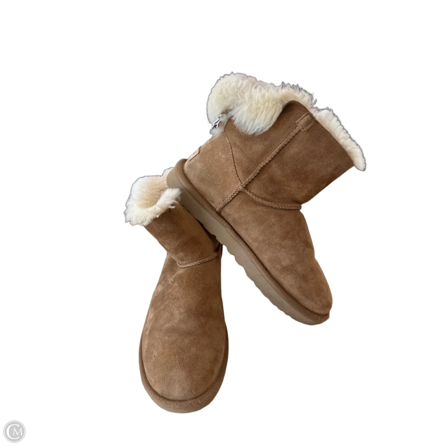 Boots Designer By Ugg In Brown, Size: 10