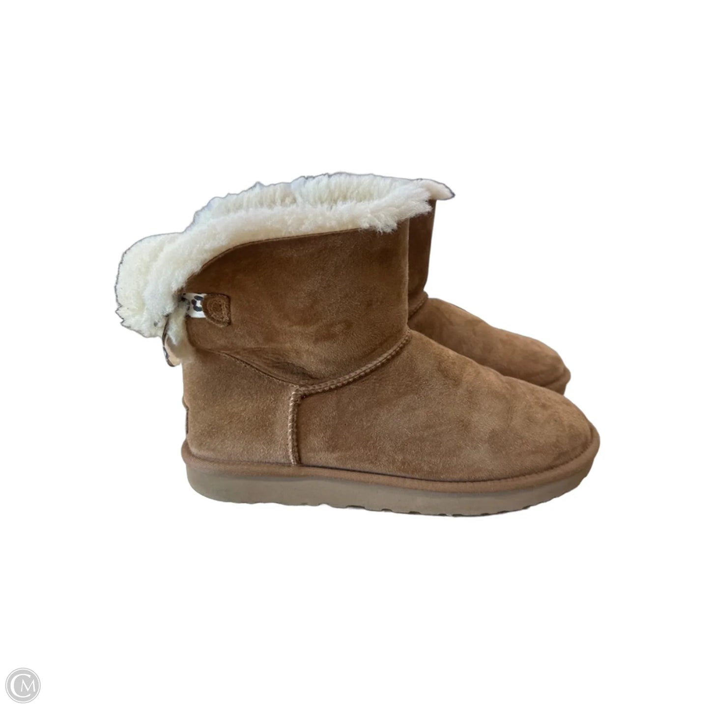 Boots Designer By Ugg In Brown, Size: 10