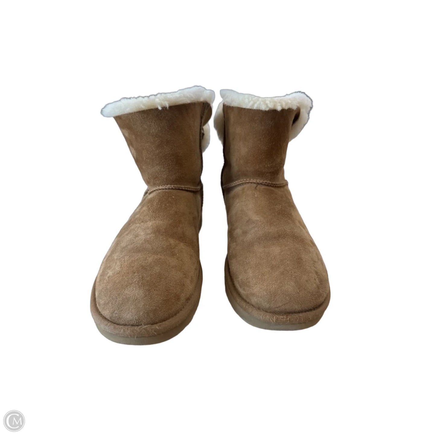 Boots Designer By Ugg In Brown, Size: 10