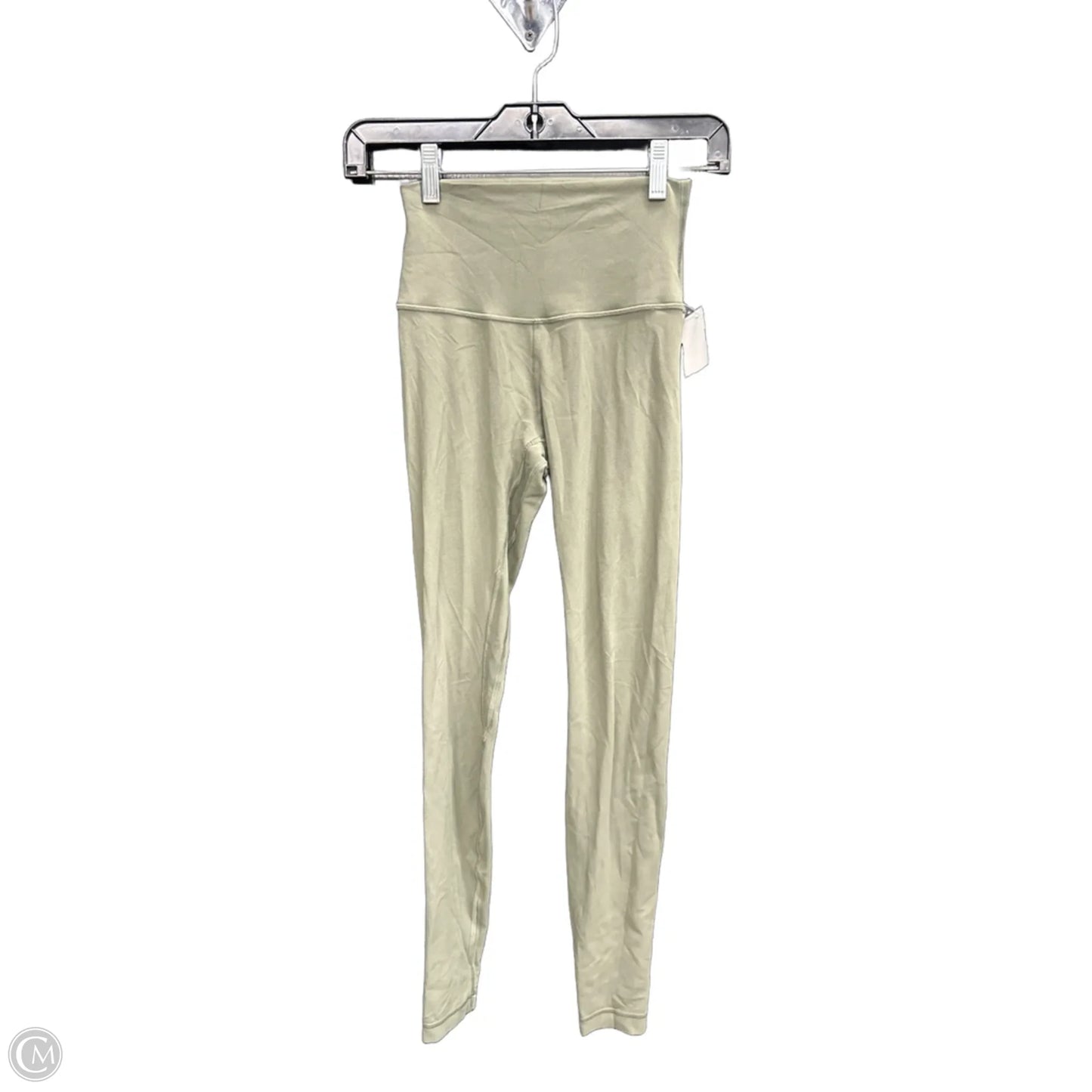 Athletic Leggings By Lululemon In Green, Size: 2