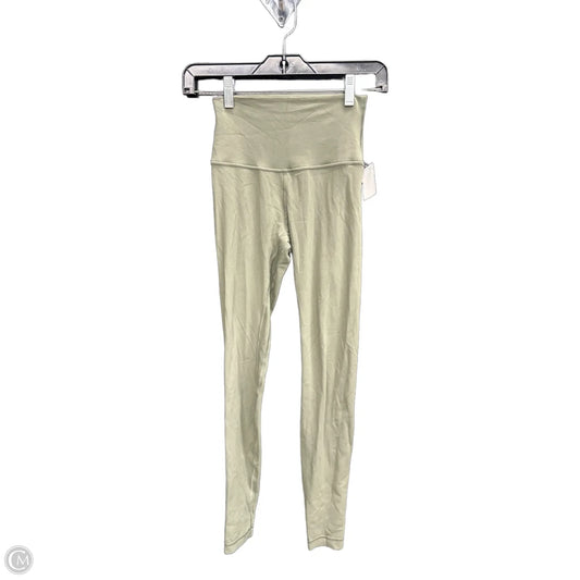 Athletic Leggings By Lululemon In Green, Size: 2
