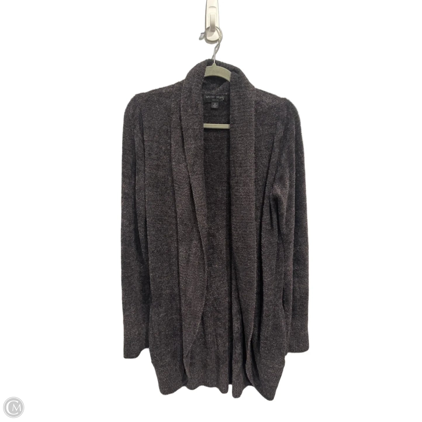 Sweater Cardigan By Barefoot Dreams In Grey, Size: M