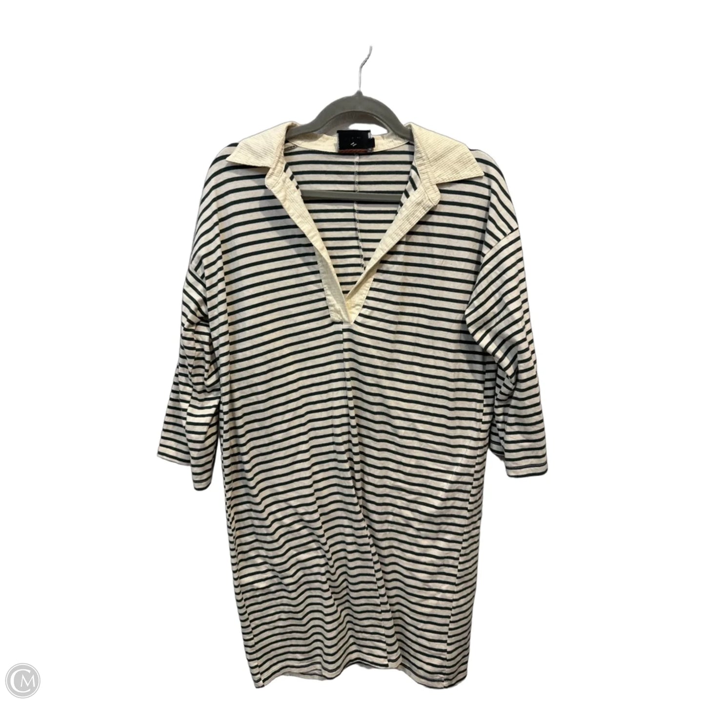 Dress Casual Midi By Tuckernuck In Striped Pattern, Size: M
