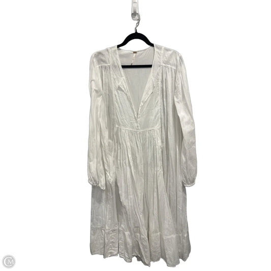 Dress Casual Maxi By Free People In White, Size: L