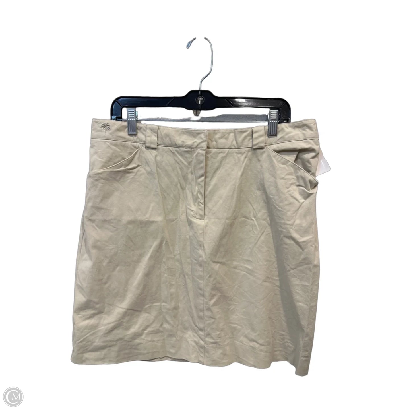 Skirt Designer By Lilly Pulitzer In Tan, Size: 14