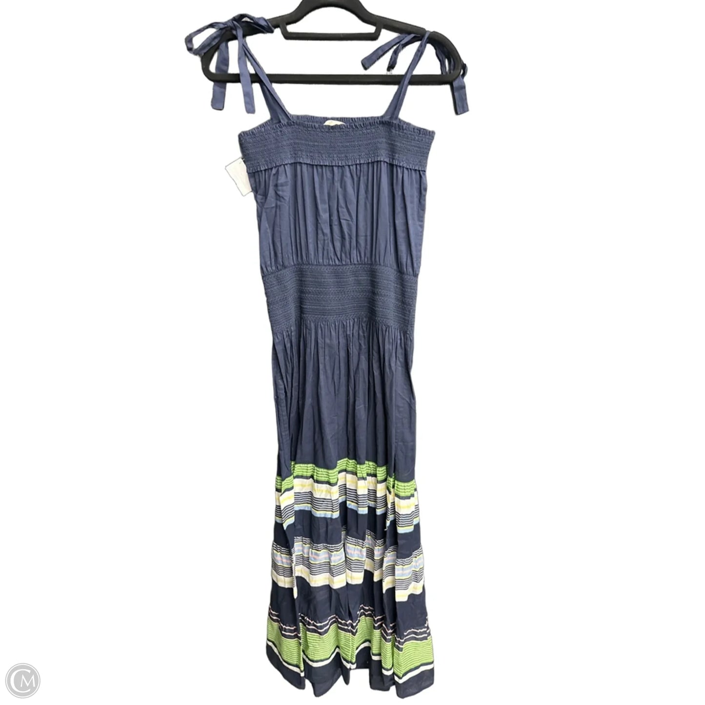 Dress Designer By Tory Burch In Blue & Green, Size: L