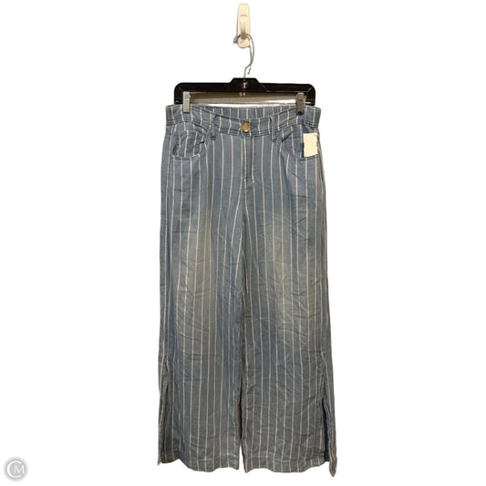 Pants Wide Leg By Cato In Striped Pattern, Size: 8
