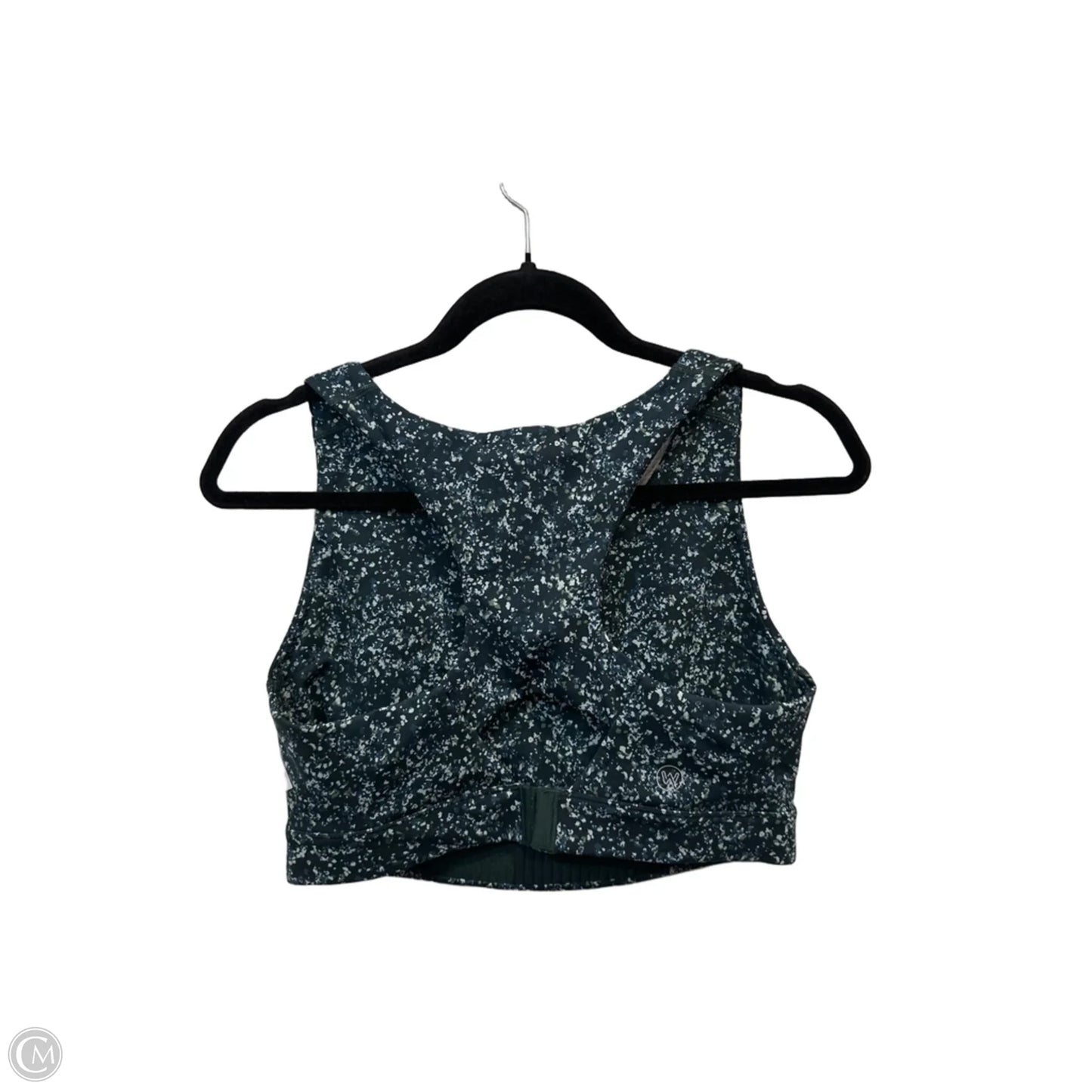 Athletic Bra By Clothes Mentor In Blue & Green, Size: L