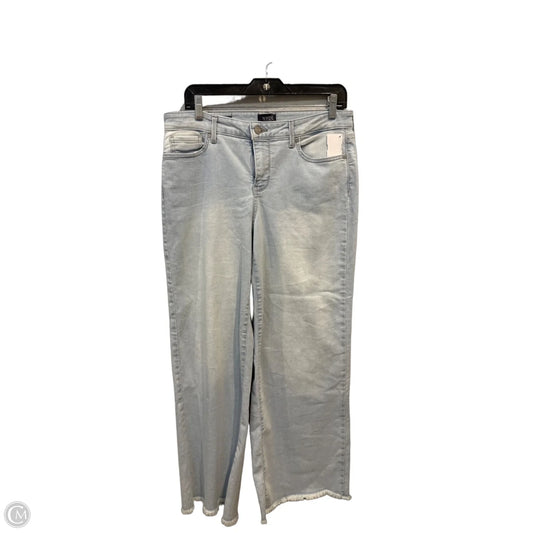 Jeans Wide Leg By New York Jean Company In Blue Denim, Size: 10