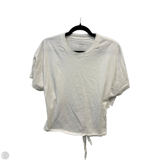 Top Short Sleeve By Everlane In White, Size: L