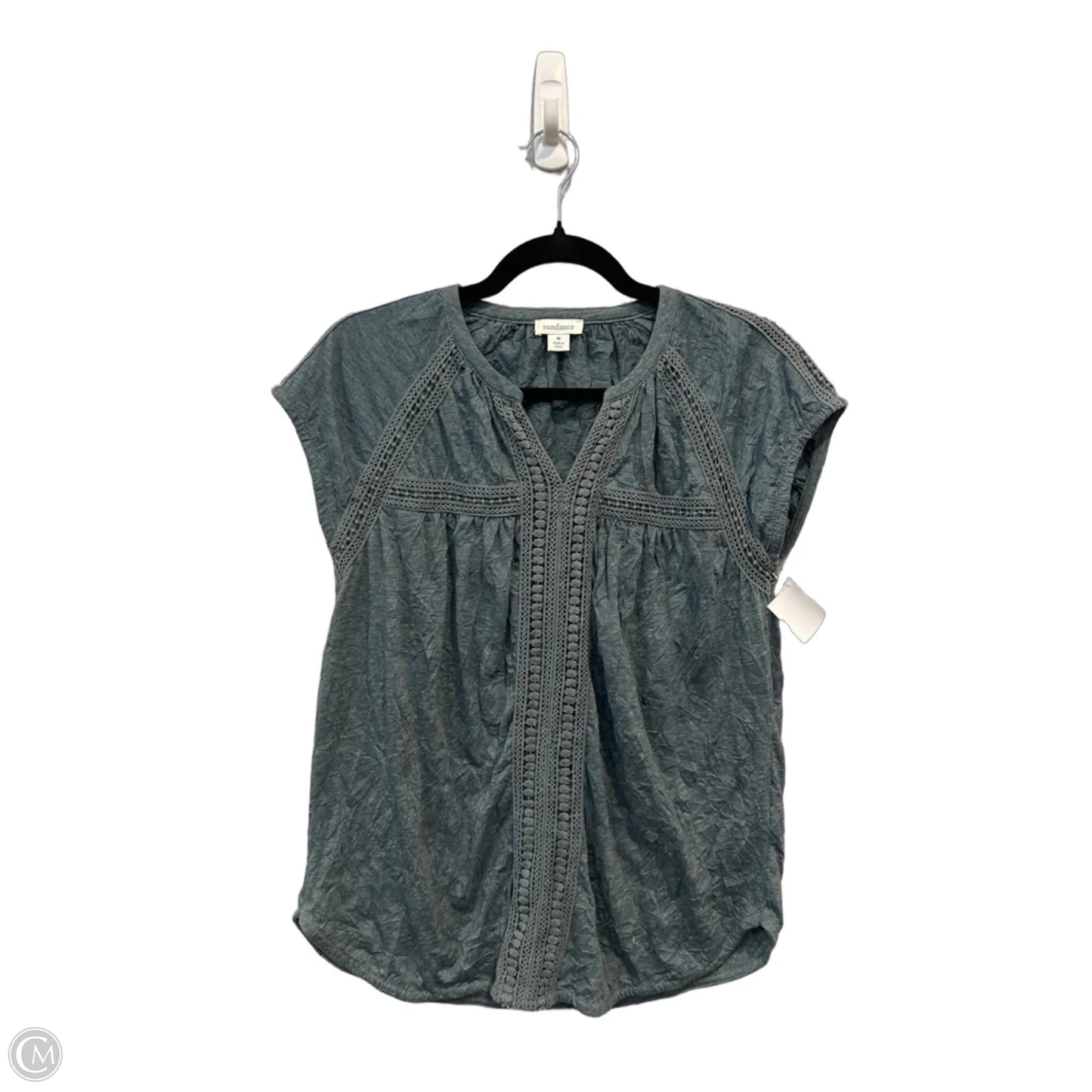Top Short Sleeve By Sundance In Blue, Size: M