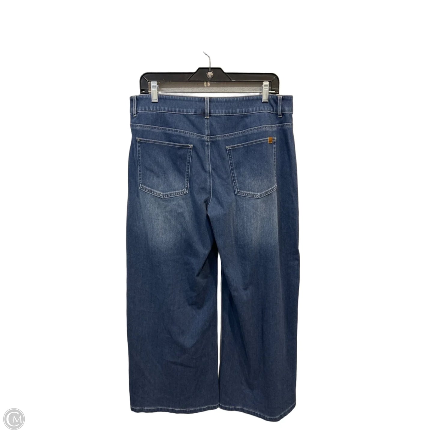 Jeans Wide Leg By Halara In Blue Denim, Size: Lp