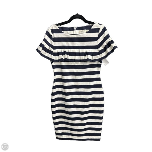 Dress Casual Midi By Eliza J In Striped Pattern, Size: 12