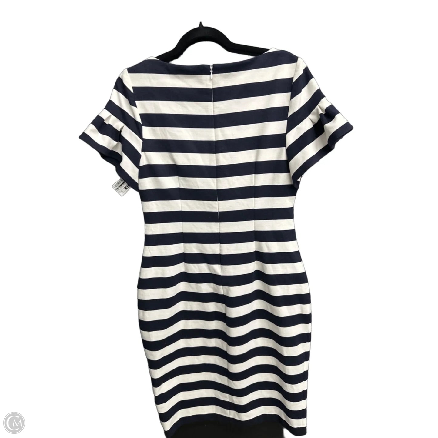 Dress Casual Midi By Eliza J In Striped Pattern, Size: 12