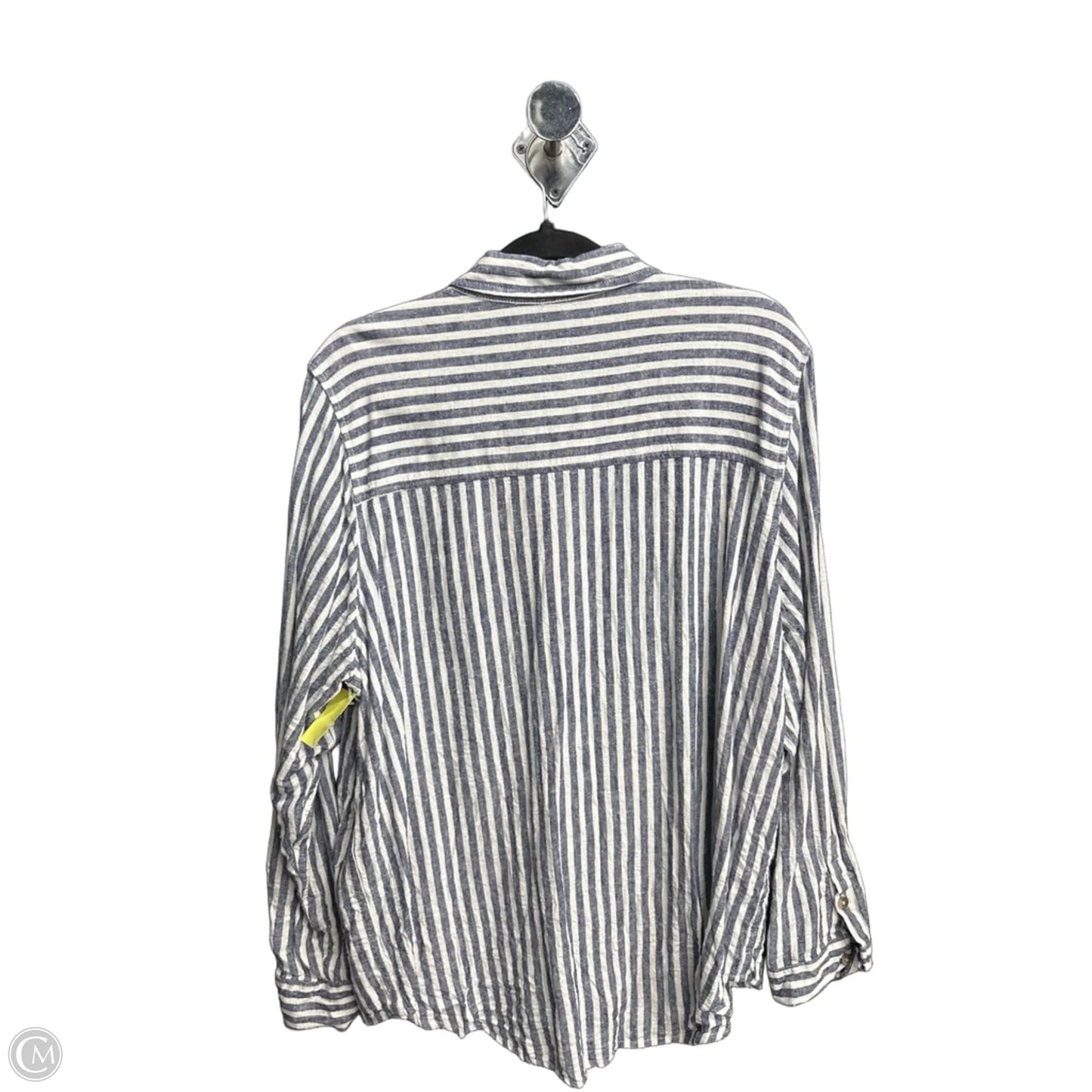 Top Long Sleeve By Universal Thread In Striped Pattern, Size: Xl