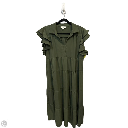 Dress Casual Maxi By Umgee In Green, Size: L
