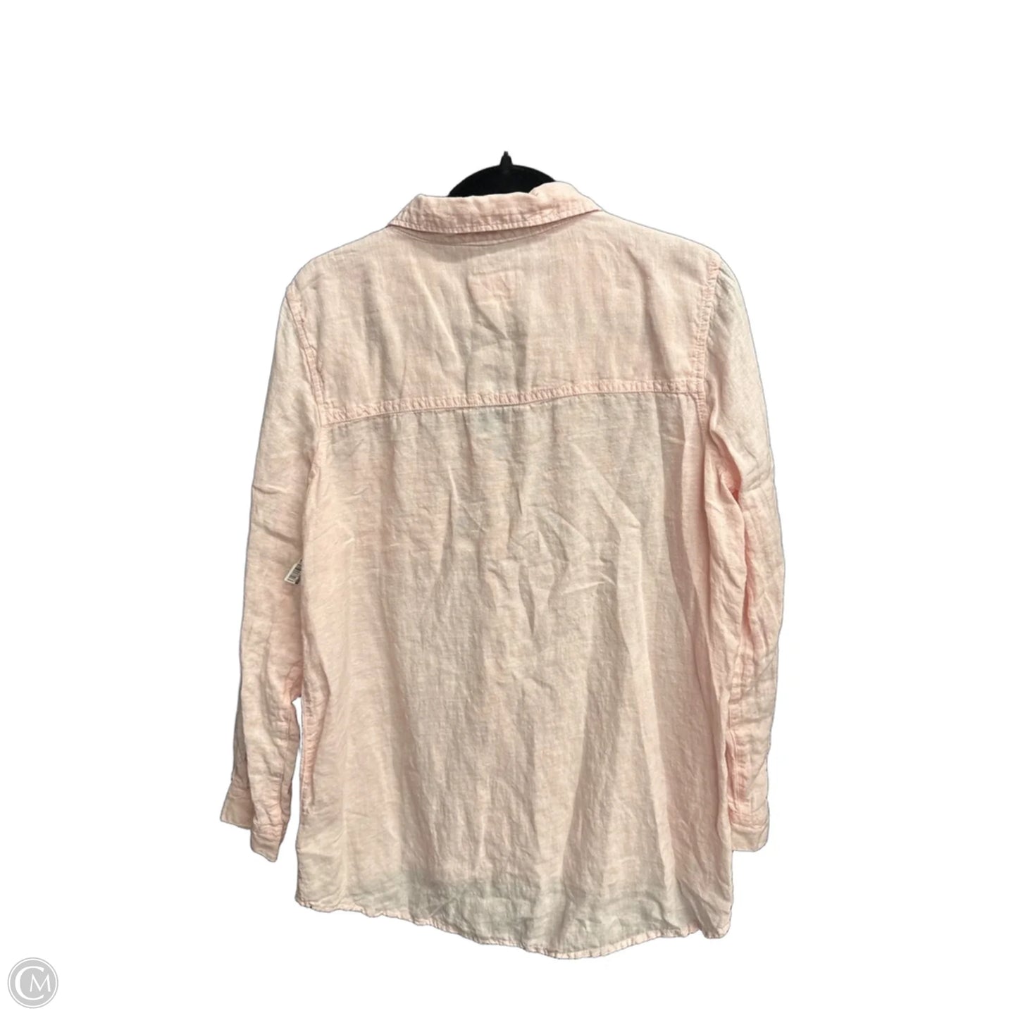 Top Long Sleeve By Sigrid Olsen In Pink, Size: L