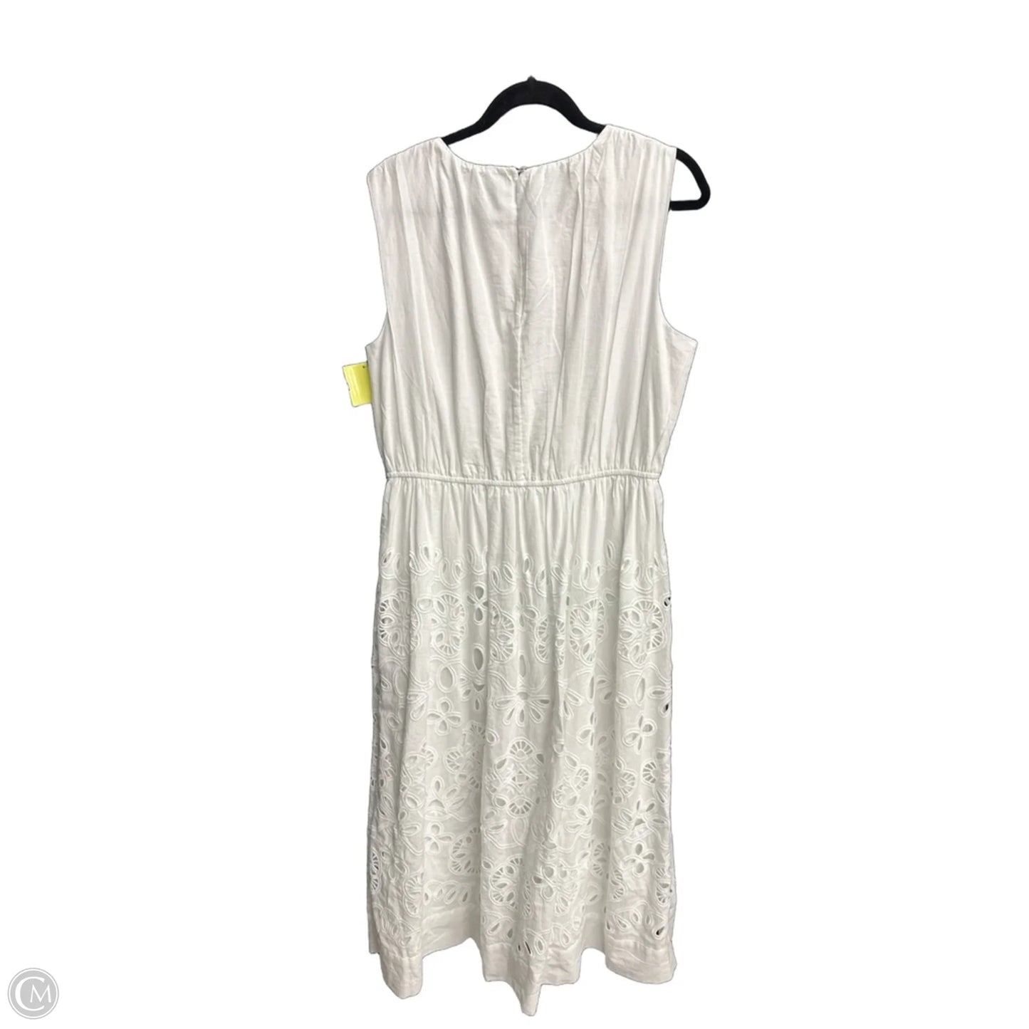 Dress Casual Maxi By Ann Taylor In White, Size: 14