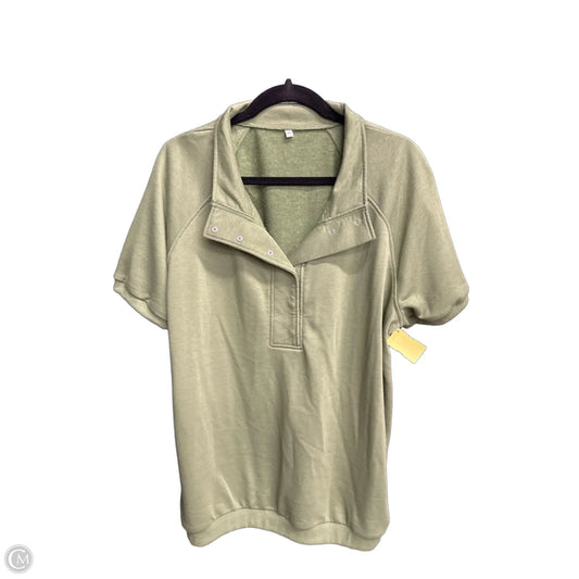 Top Short Sleeve By Clothes Mentor In Green, Size: Xl