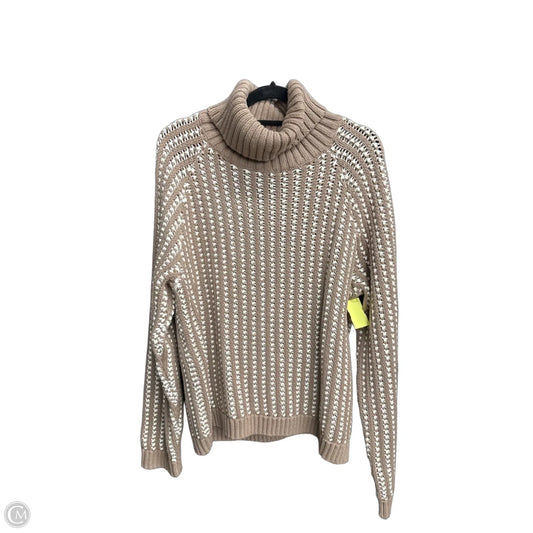 Sweater By Haven In Brown & White, Size: L