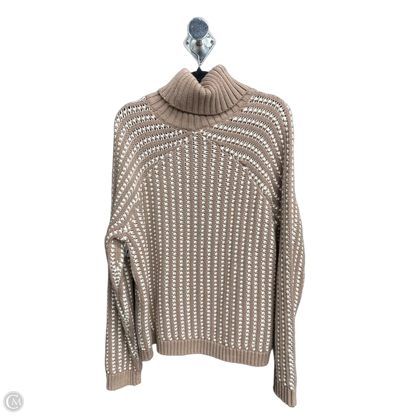 Sweater By Haven In Brown & White, Size: L