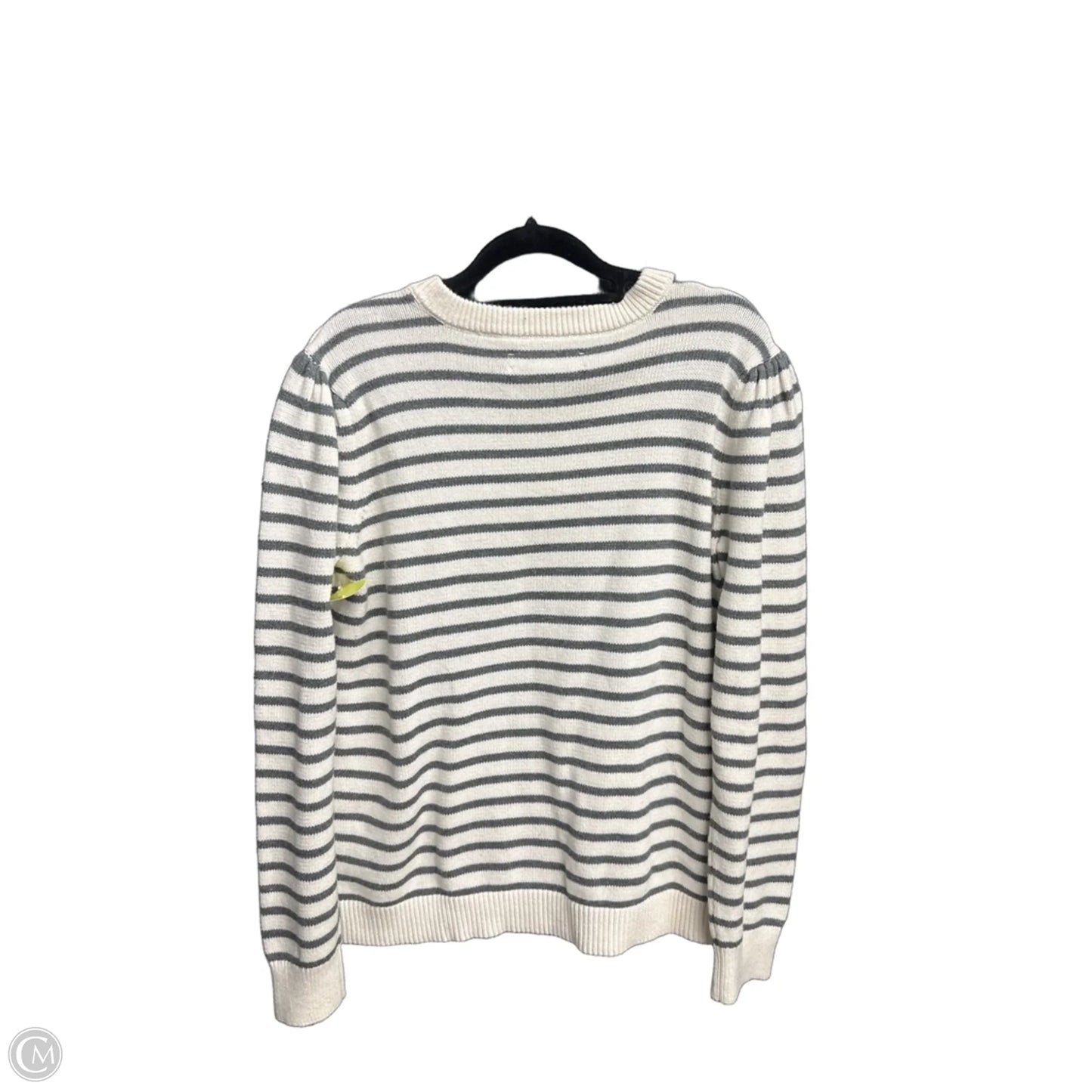 Sweater By Loft In Striped Pattern, Size: L