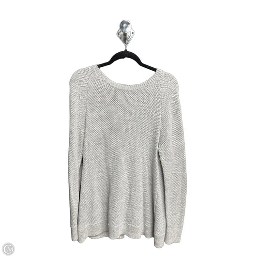 Sweater By Loft In Grey, Size: L
