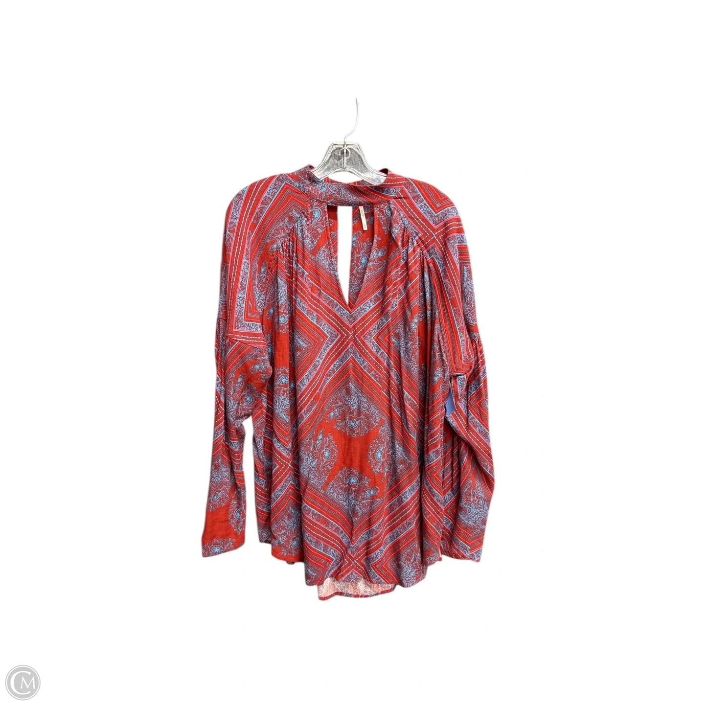 Dress Casual Short By Free People In Blue & Red, Size: Xs