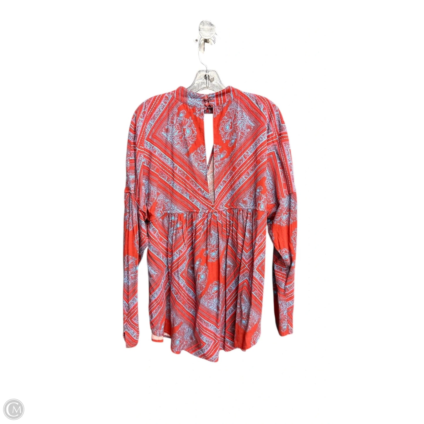 Dress Casual Short By Free People In Blue & Red, Size: Xs