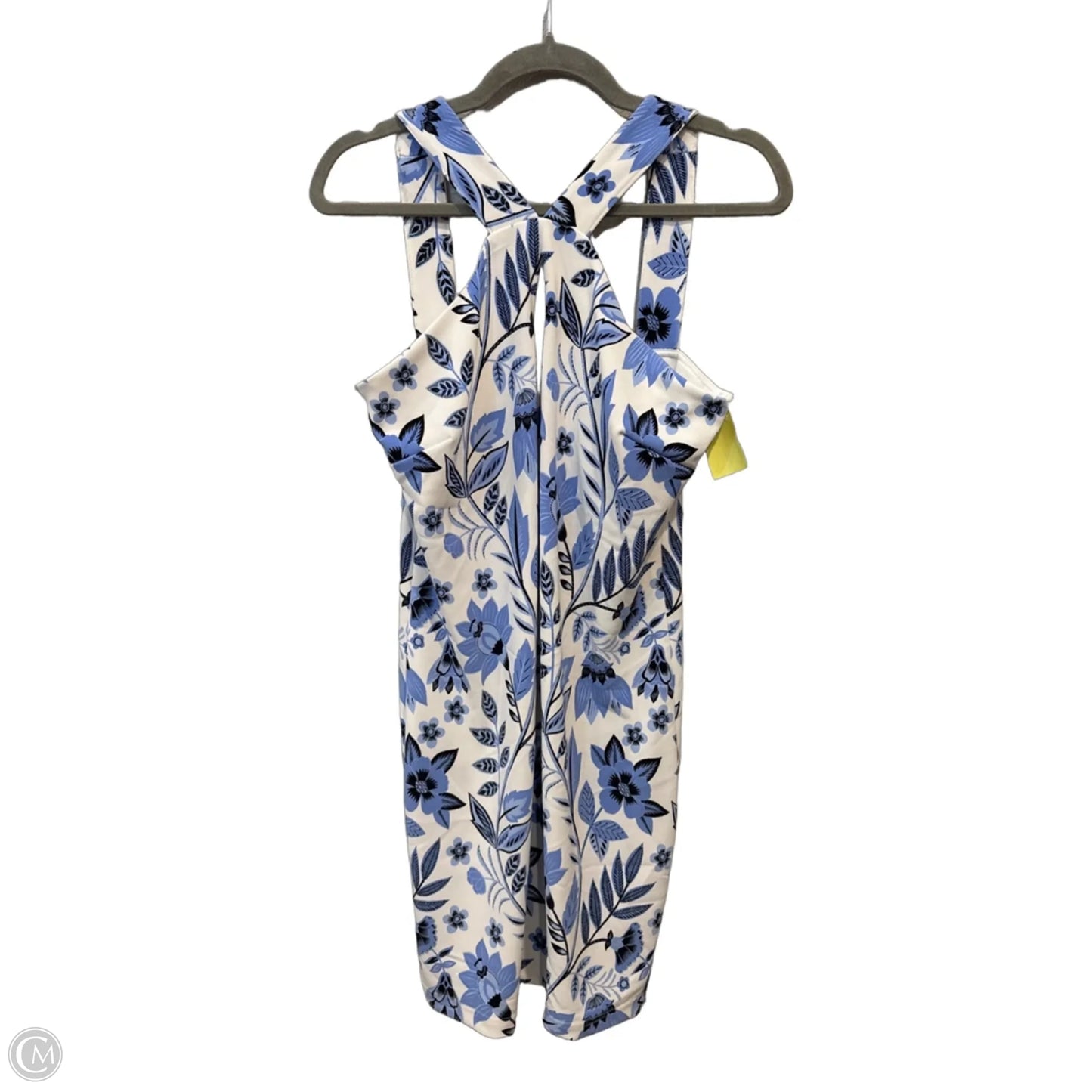 Dress Casual Short By Boston Proper In Blue & White, Size: S