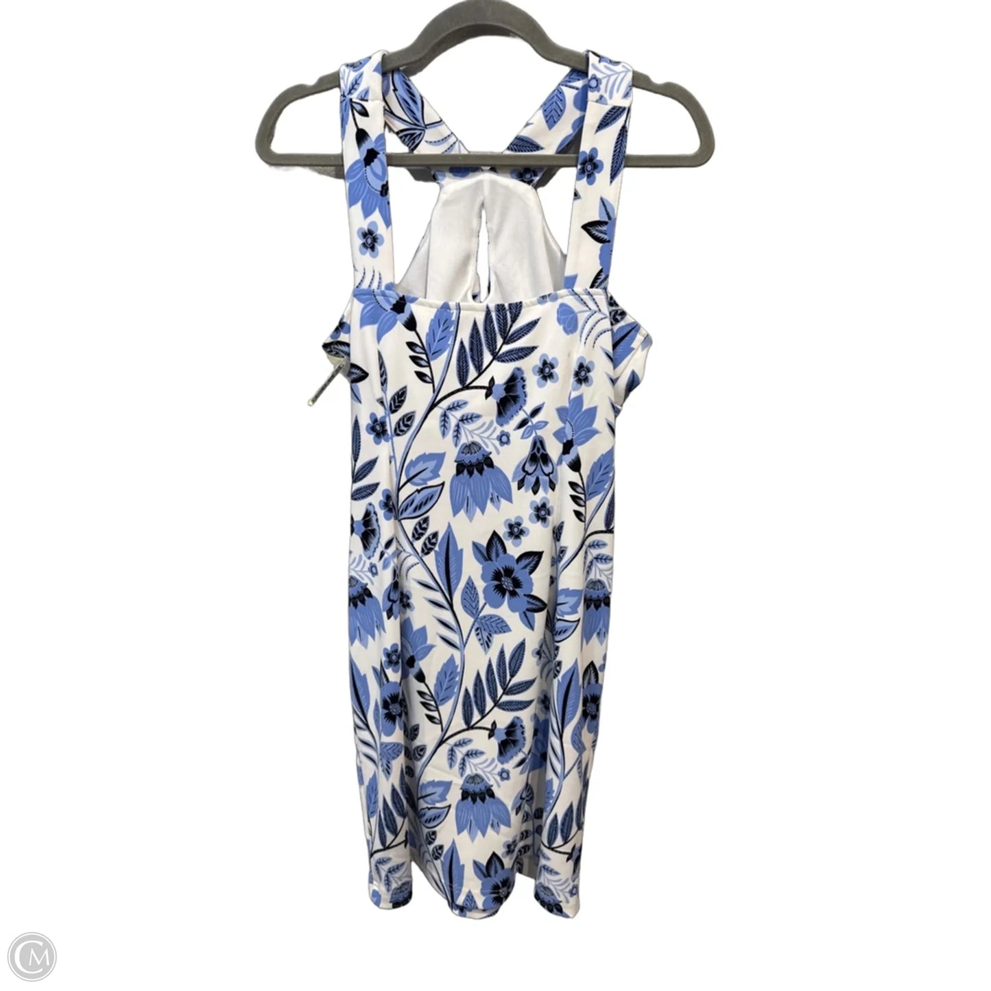Dress Casual Short By Boston Proper In Blue & White, Size: S