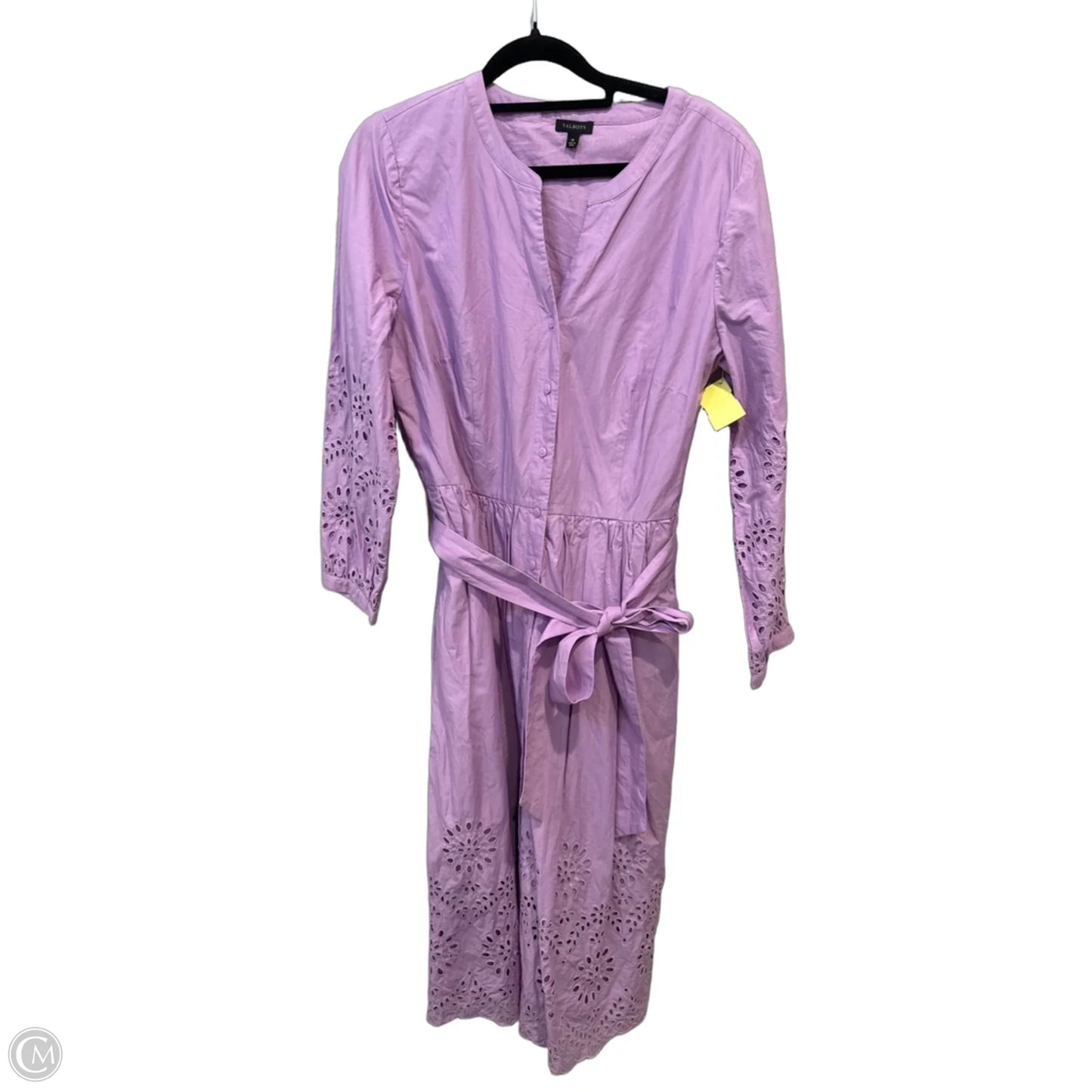 Dress Casual Midi By Talbots In Purple, Size: 10