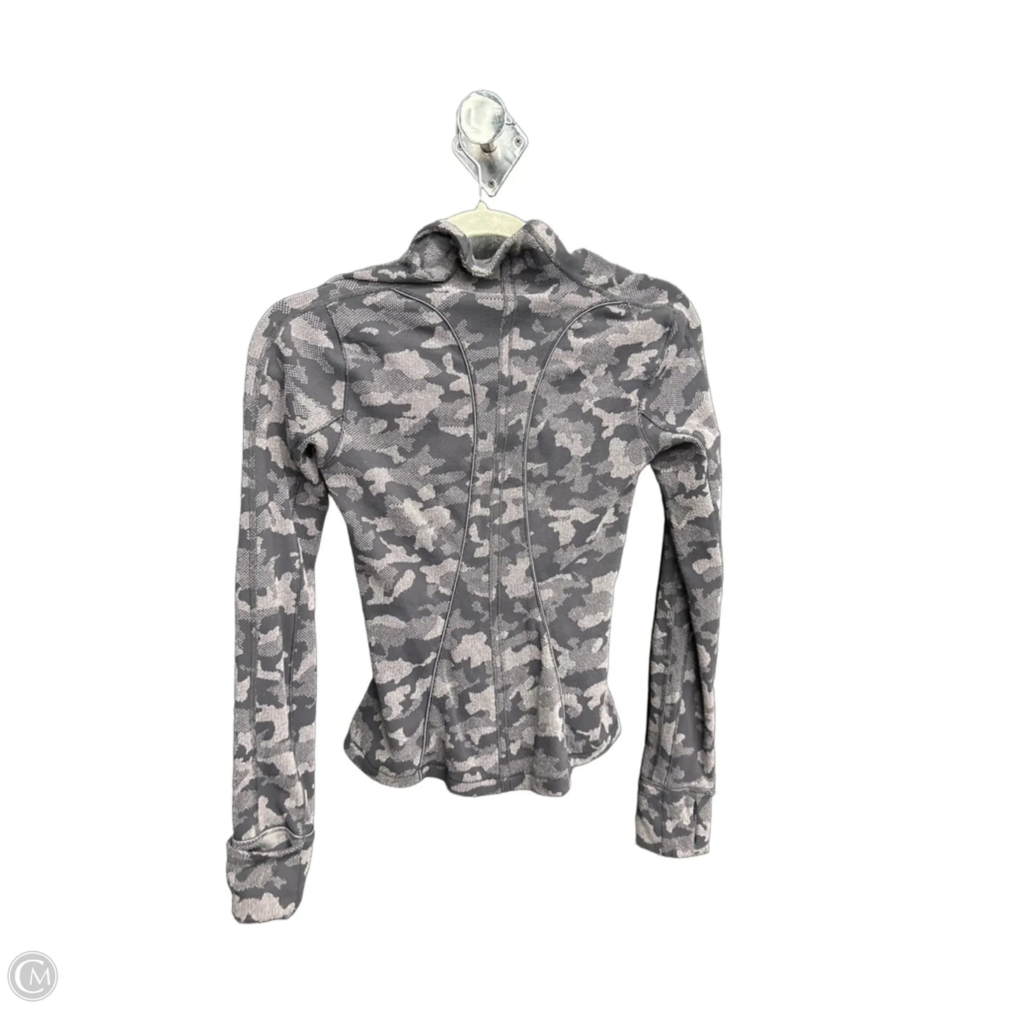 Athletic Jacket By Lululemon In Camouflage Print, Size: 2
