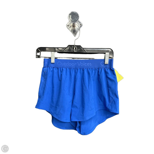 Athletic Shorts By Outdoor Voices In Blue, Size: Xs