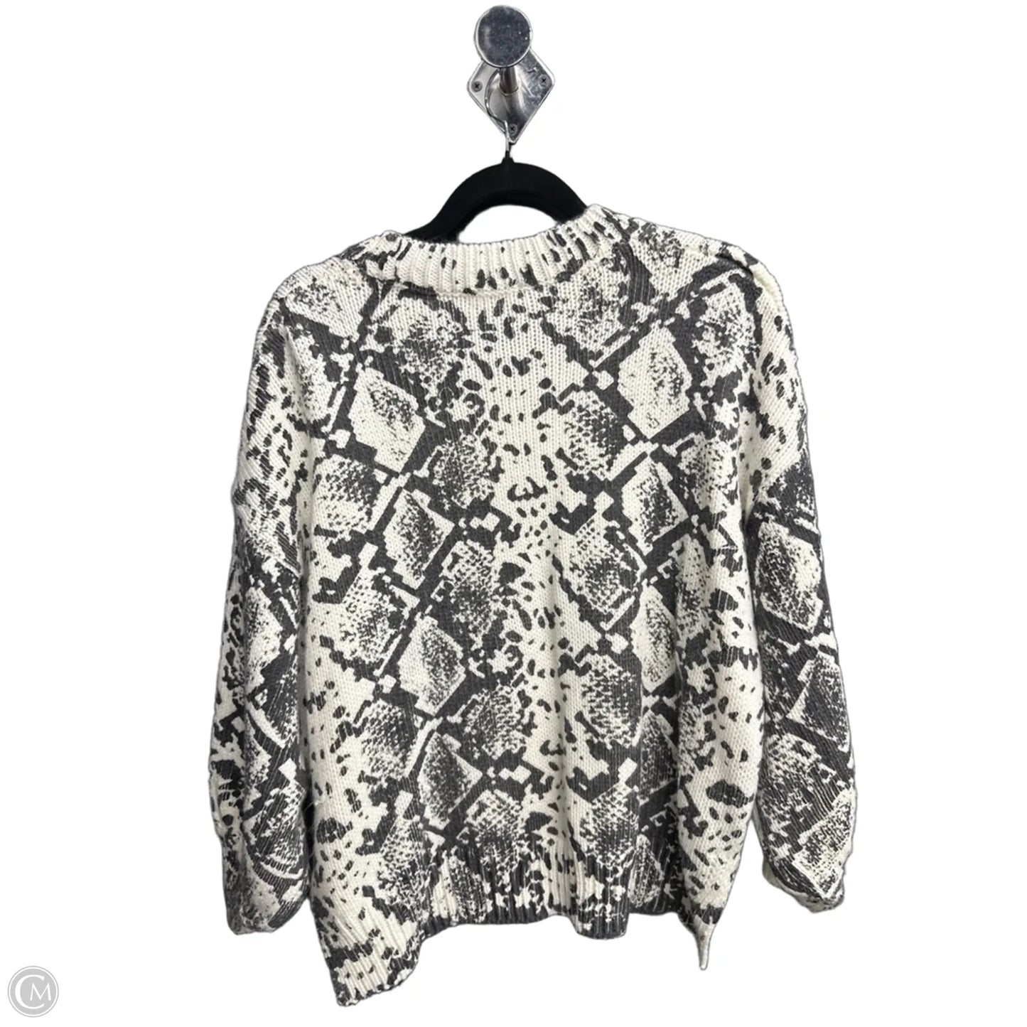 Sweater By Andthewhy In Black & White, Size: M