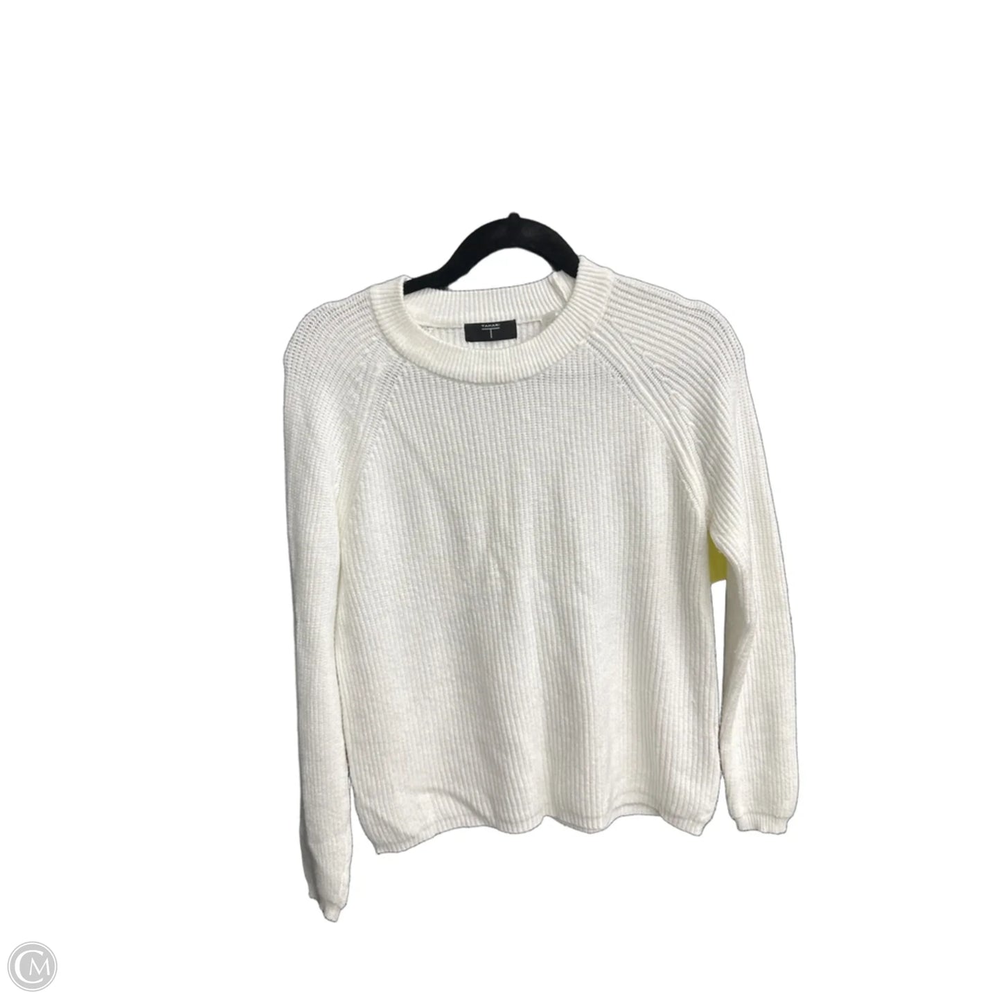 Sweater By Tahari In White, Size: S