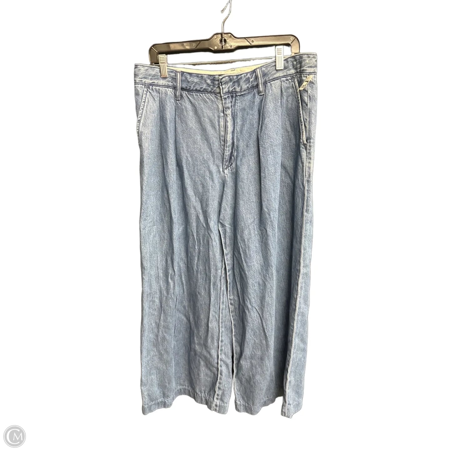 Jeans Wide Leg By Madewell In Blue Denim, Size: 8