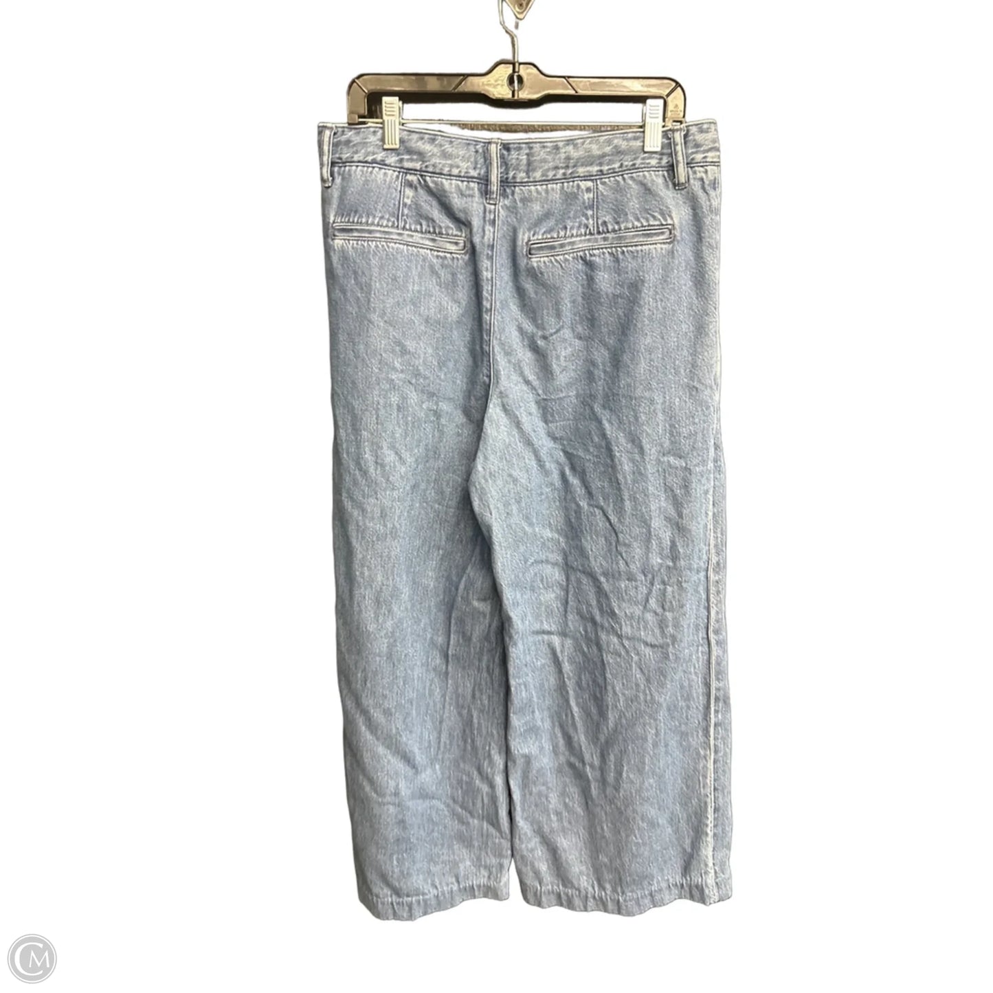 Jeans Wide Leg By Madewell In Blue Denim, Size: 8