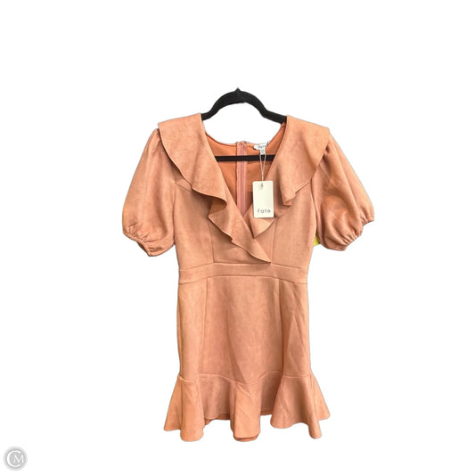 Dress Casual Midi By Fate In Coral, Size: M