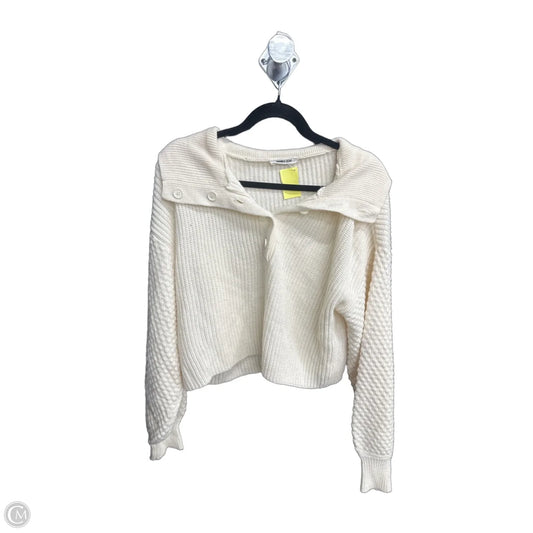 Sweater By Double Zero In Cream, Size: M