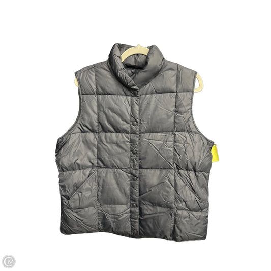 Vest Puffer & Quilted By Lands End In Black, Size: L