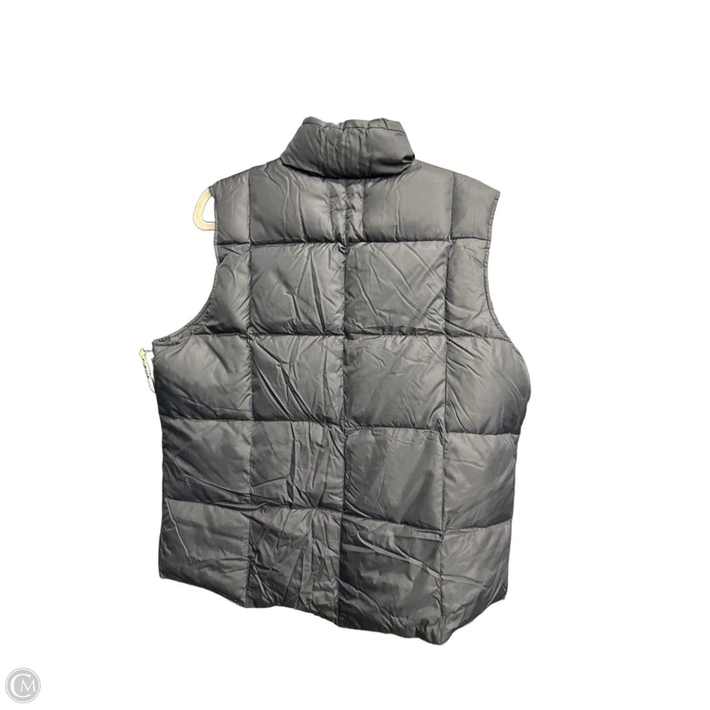 Vest Puffer & Quilted By Lands End In Black, Size: L