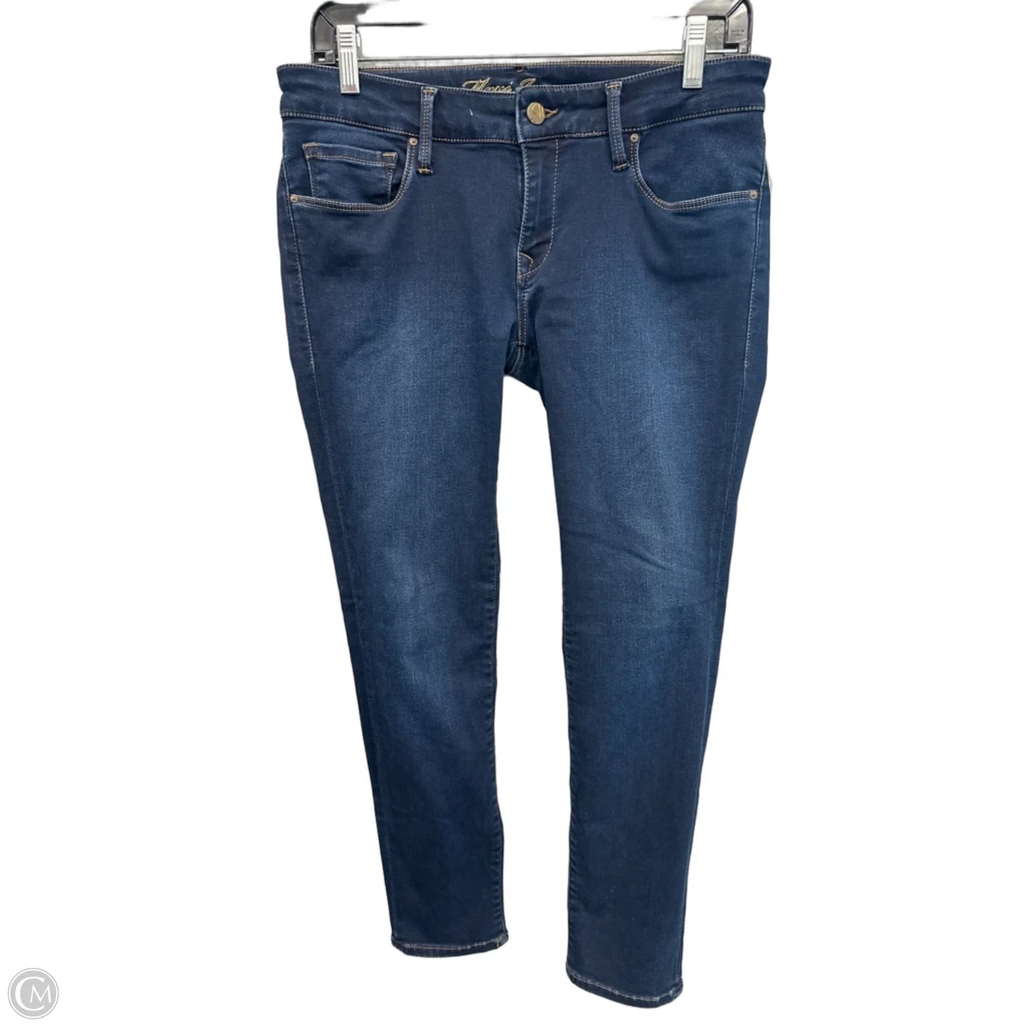 Jeans Skinny By Mavi In Blue Denim, Size: 4